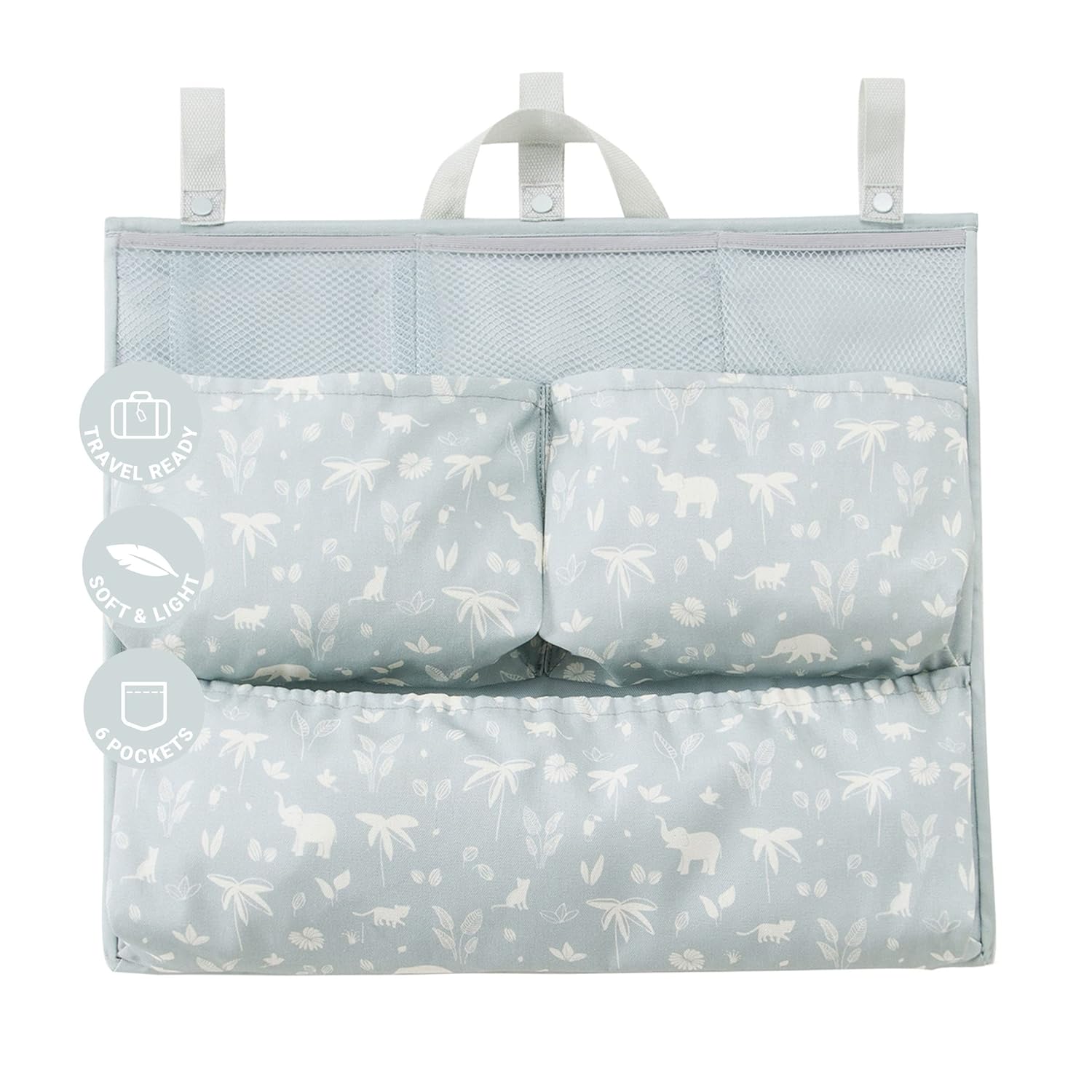 Összetekert szervező mint utazótáska